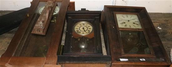 Three clocks - various